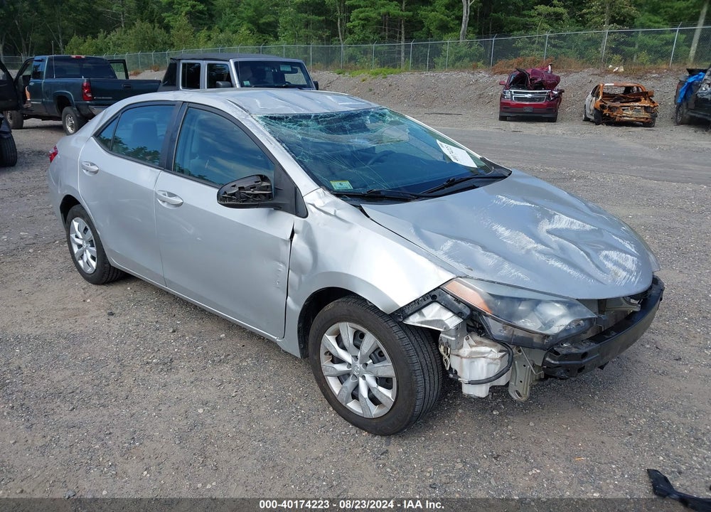 2016 TOYOTA COROLLA LE VIN: 5YFBURHE7GP494858