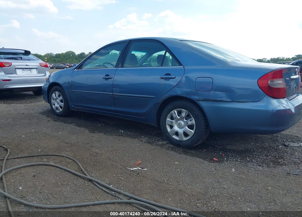 2003 TOYOTA CAMRY VIN: 4T1BE32K03U709062