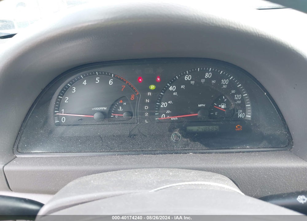 2003 TOYOTA CAMRY VIN: 4T1BE32K03U709062