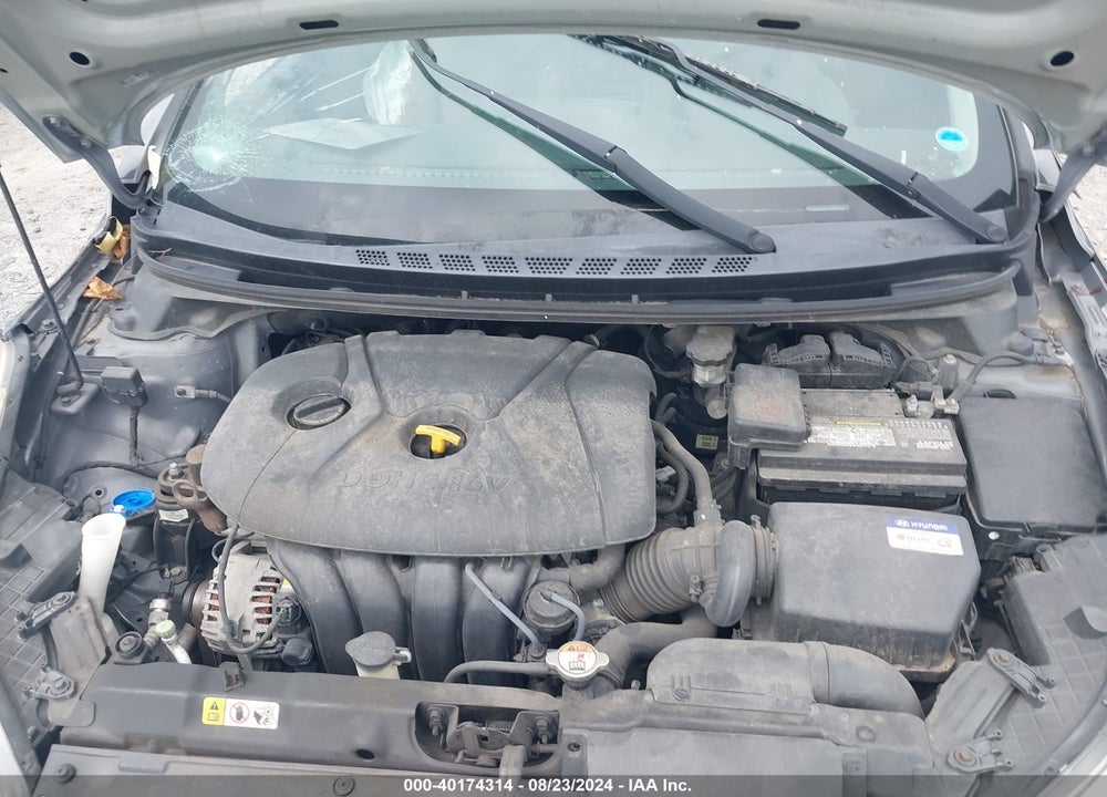 2013 HYUNDAI ELANTRA GLS VIN: KMHDH4AEXDU580704