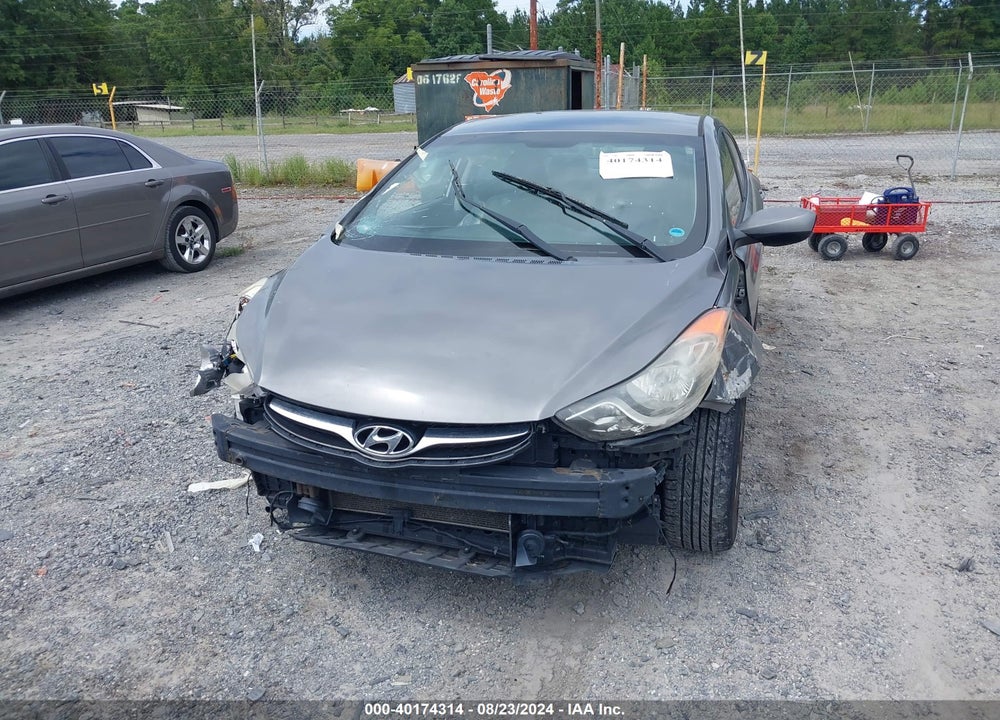 2013 HYUNDAI ELANTRA GLS VIN: KMHDH4AEXDU580704