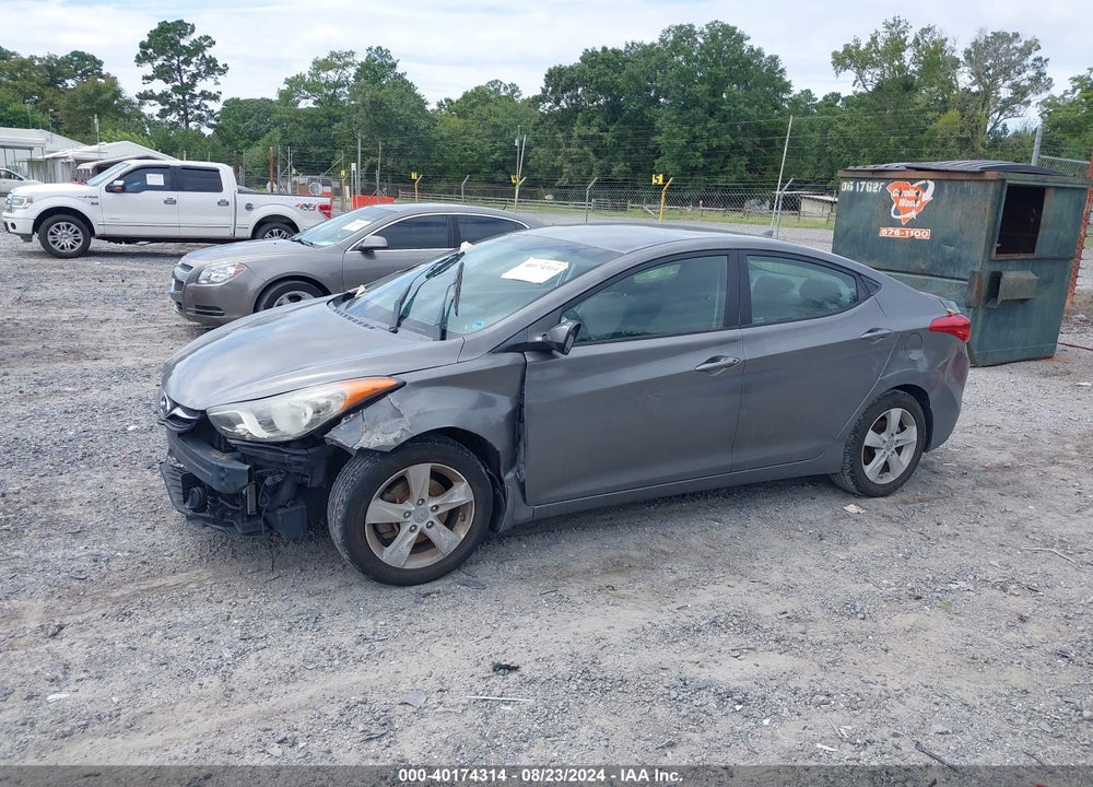 2013 HYUNDAI ELANTRA GLS VIN: KMHDH4AEXDU580704