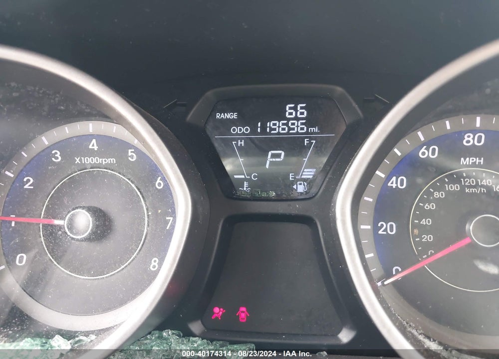 2013 HYUNDAI ELANTRA GLS VIN: KMHDH4AEXDU580704