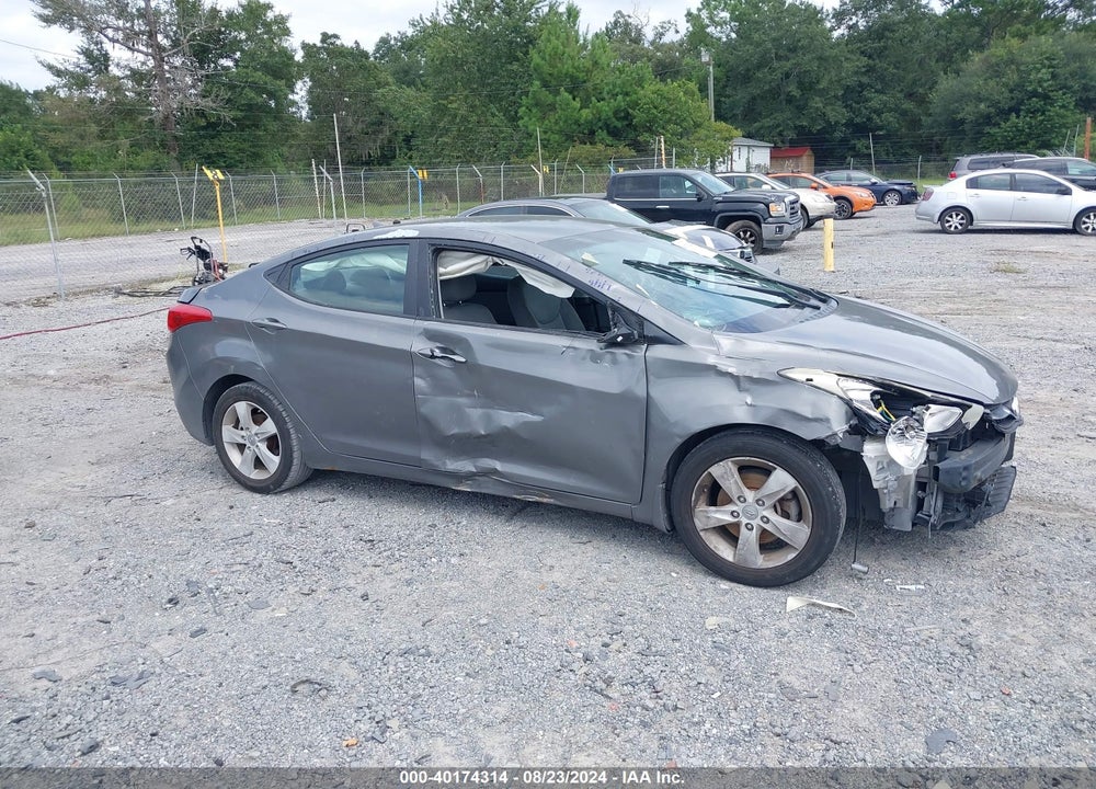 2013 HYUNDAI ELANTRA GLS VIN: KMHDH4AEXDU580704