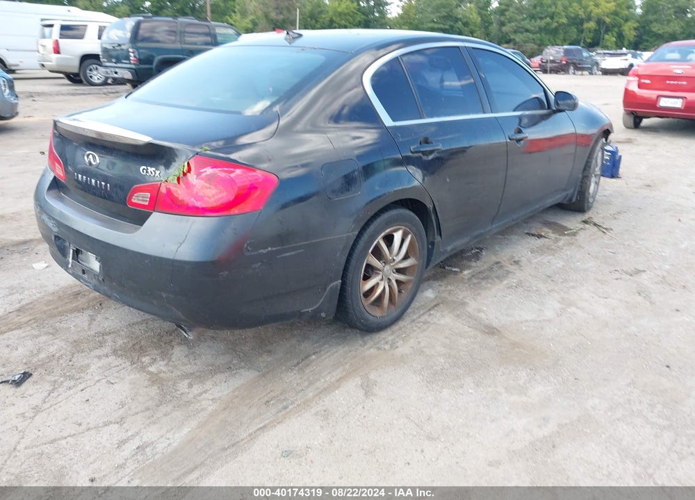 2008 INFINITI G35X VIN: JNKBV61F28M257079