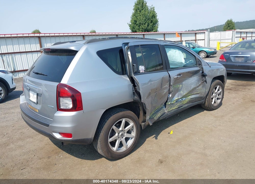 2017 JEEP COMPASS LATITUDE 4X4 VIN: 1C4NJDEB8HD121741