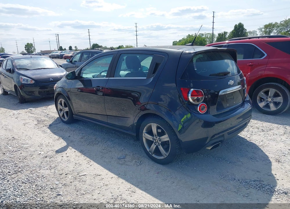 2013 CHEVROLET SONIC RS AUTO VIN: 1G1JG6SB9D4150309