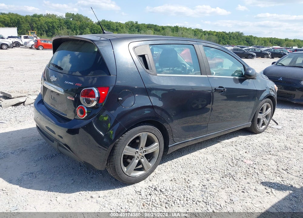2013 CHEVROLET SONIC RS AUTO VIN: 1G1JG6SB9D4150309