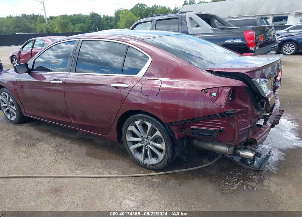 2015 HONDA ACCORD SPORT VIN: 1HGCR2F55FA224726