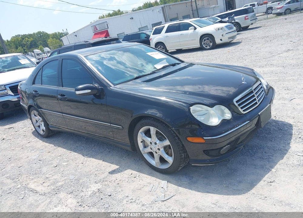2007 MERCEDES-BENZ C 230 SPORT VIN: WDBRF52H37E027565