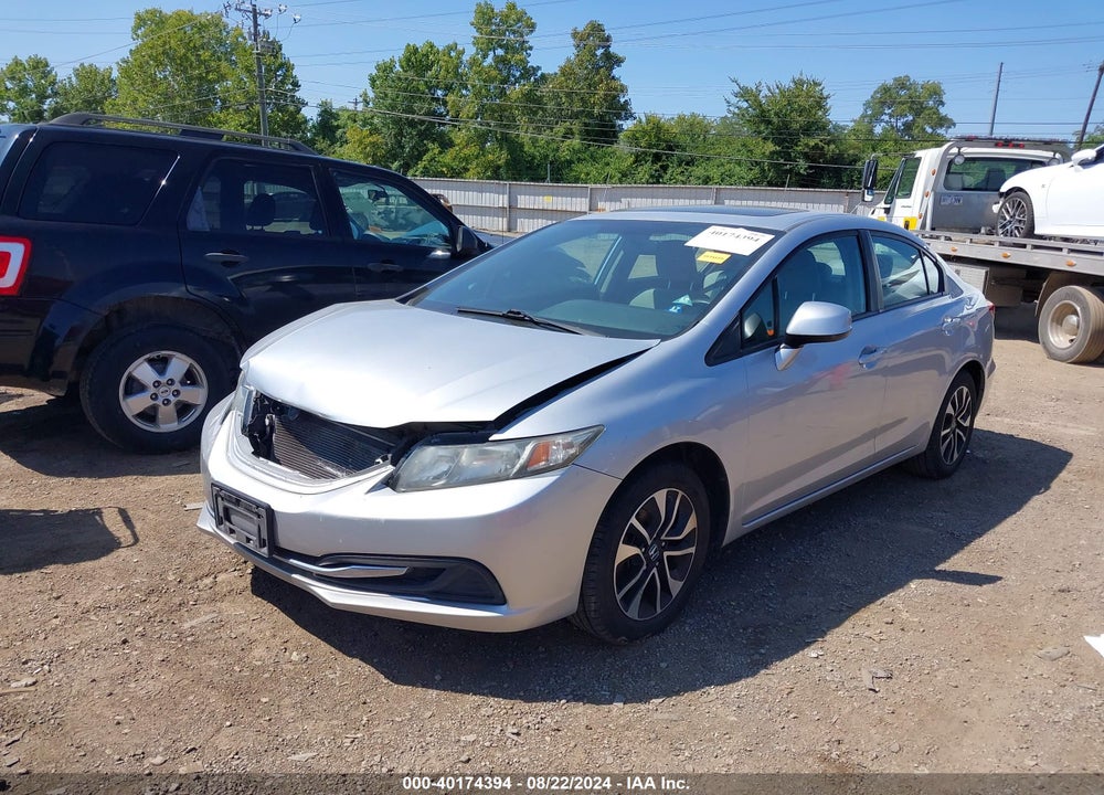 2013 HONDA CIVIC EX VIN: 2HGFB2F80DH545163