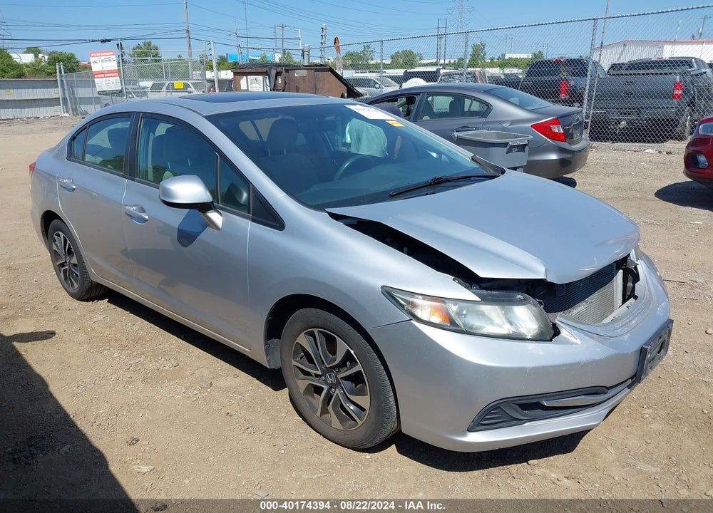 2013 HONDA CIVIC EX VIN: 2HGFB2F80DH545163