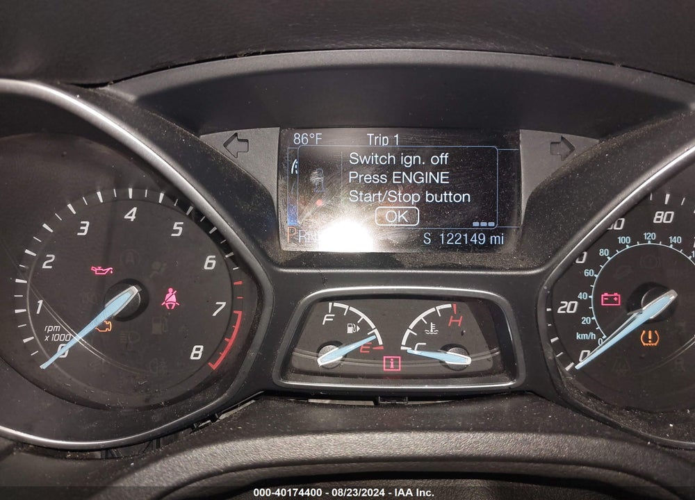 2014 FORD FOCUS TITANIUM VIN: 1FADP3J21EL243259