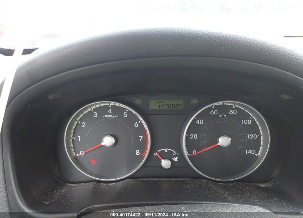 2011 HYUNDAI ACCENT GS VIN: KMHCM3AC4BU187262