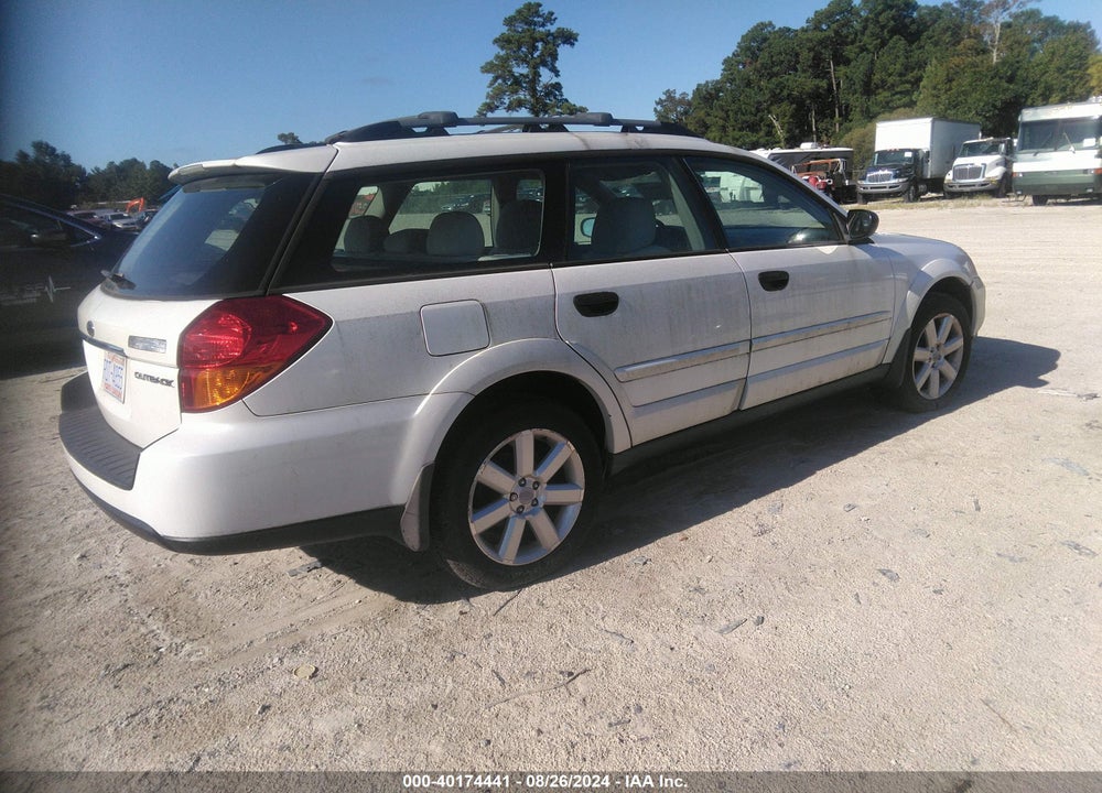 2006 SUBARU OUTBACK 2.5I VIN: 4S4BP61C167352712