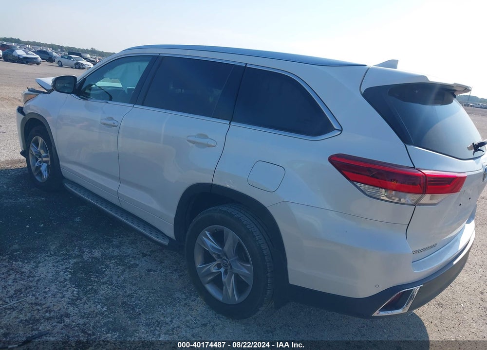 2019 TOYOTA HIGHLANDER LIMITED VIN: 5TDYZRFH5KS298877