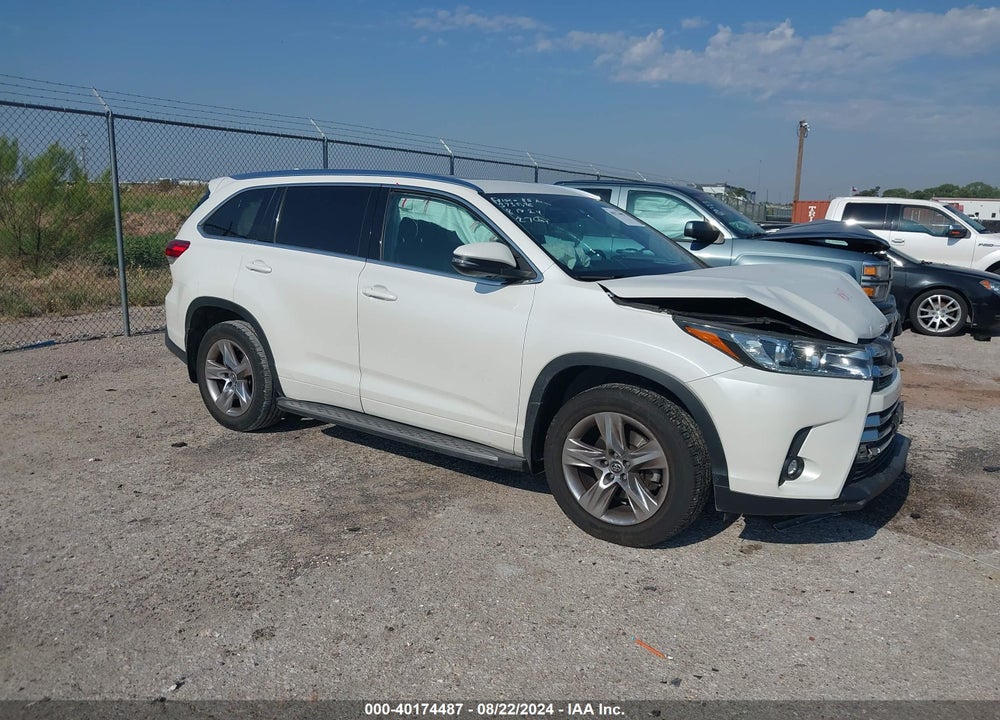 2019 TOYOTA HIGHLANDER LIMITED VIN: 5TDYZRFH5KS298877