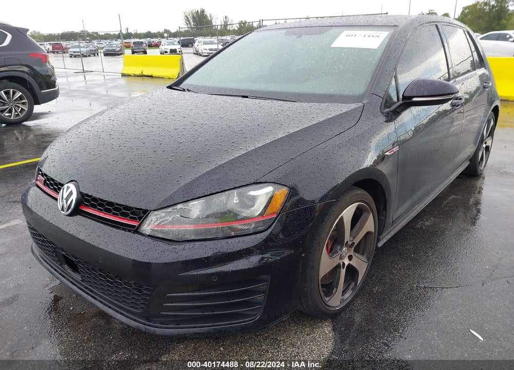 2015 VOLKSWAGEN GOLF GTI 2.0T S W/PERFORMANCE PACKAGE 4-DOOR VIN: 3VW447AU7FM104553