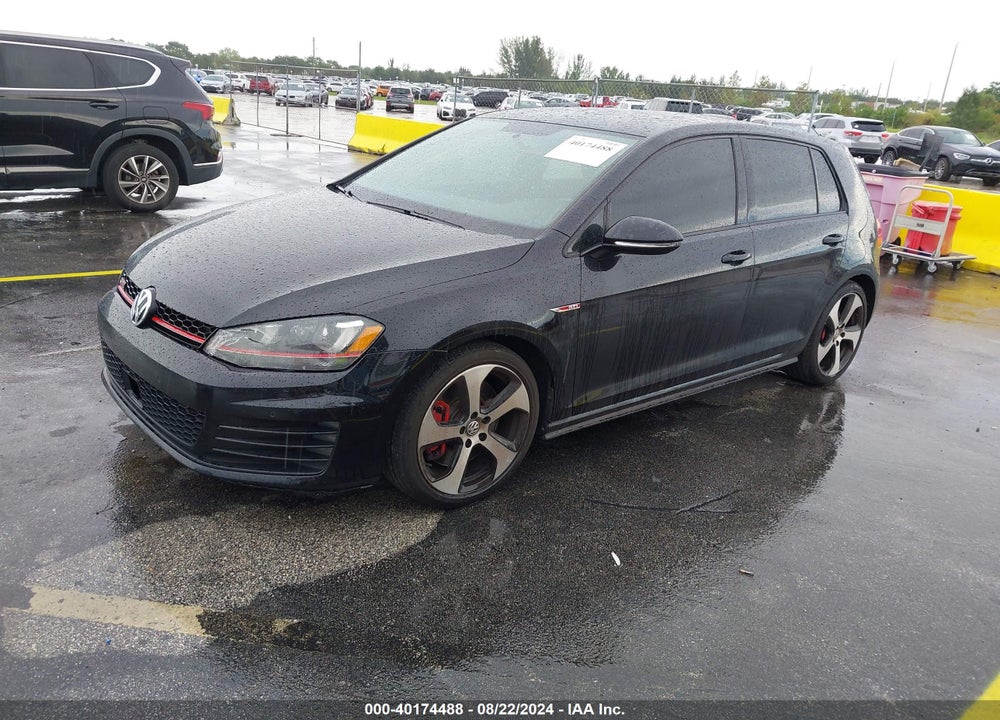 2015 VOLKSWAGEN GOLF GTI 2.0T S W/PERFORMANCE PACKAGE 4-DOOR VIN: 3VW447AU7FM104553