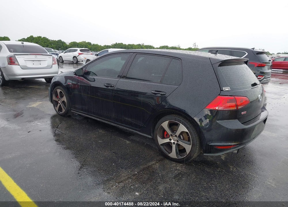 2015 VOLKSWAGEN GOLF GTI 2.0T S W/PERFORMANCE PACKAGE 4-DOOR VIN: 3VW447AU7FM104553