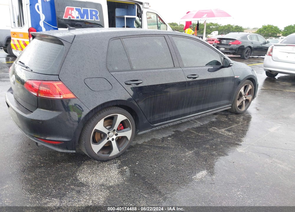 2015 VOLKSWAGEN GOLF GTI 2.0T S W/PERFORMANCE PACKAGE 4-DOOR VIN: 3VW447AU7FM104553