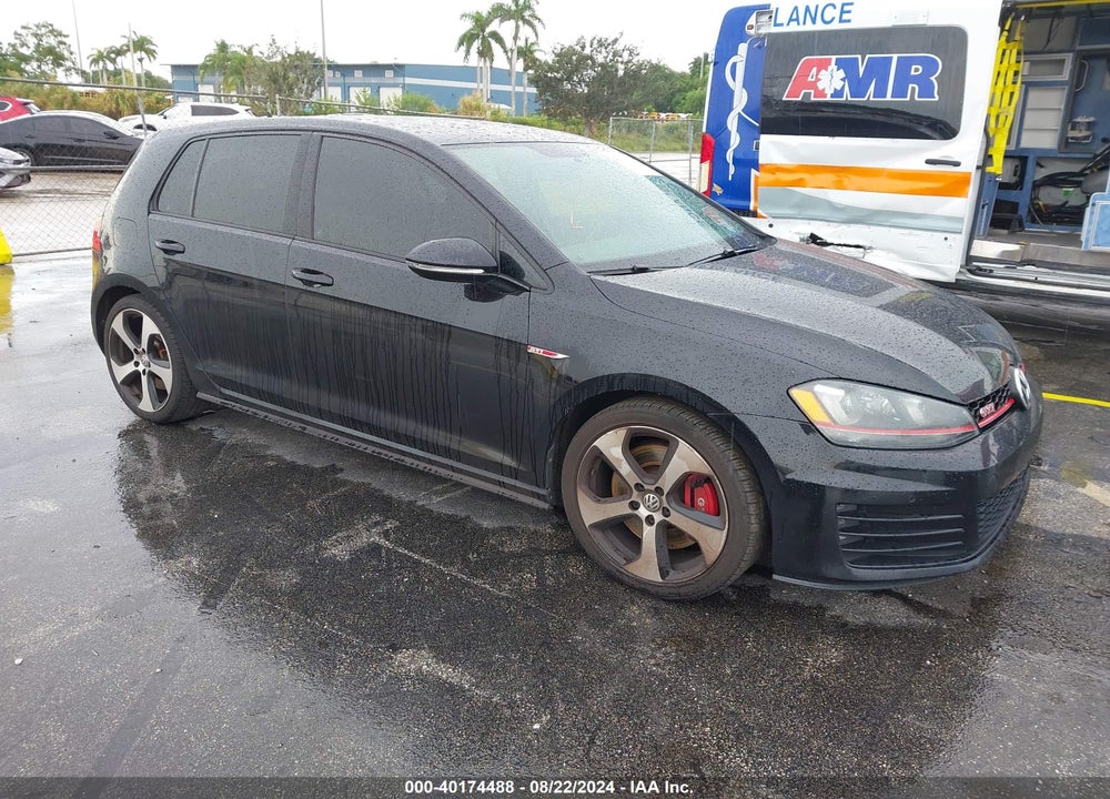 2015 VOLKSWAGEN GOLF GTI 2.0T S W/PERFORMANCE PACKAGE 4-DOOR VIN: 3VW447AU7FM104553