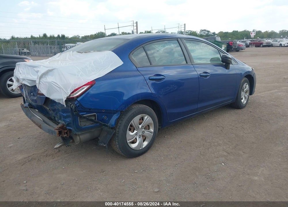 2015 HONDA CIVIC LX VIN: 19XFB2F56FE233237