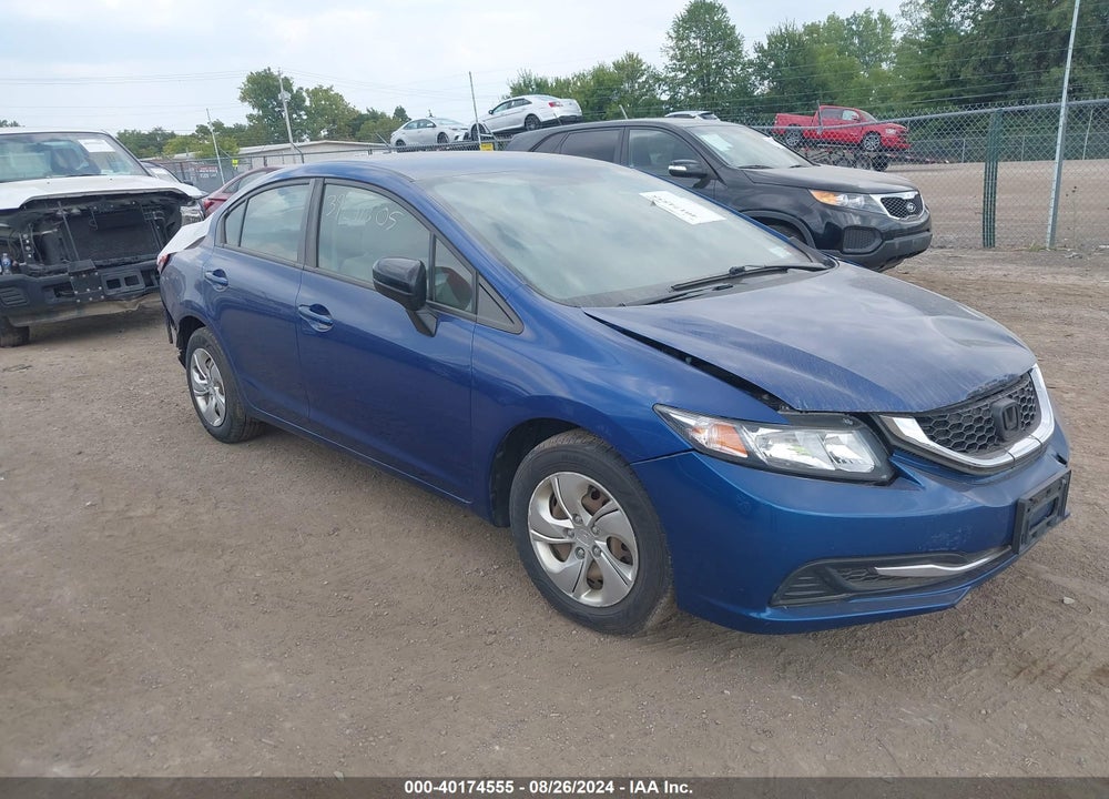 2015 HONDA CIVIC LX VIN: 19XFB2F56FE233237