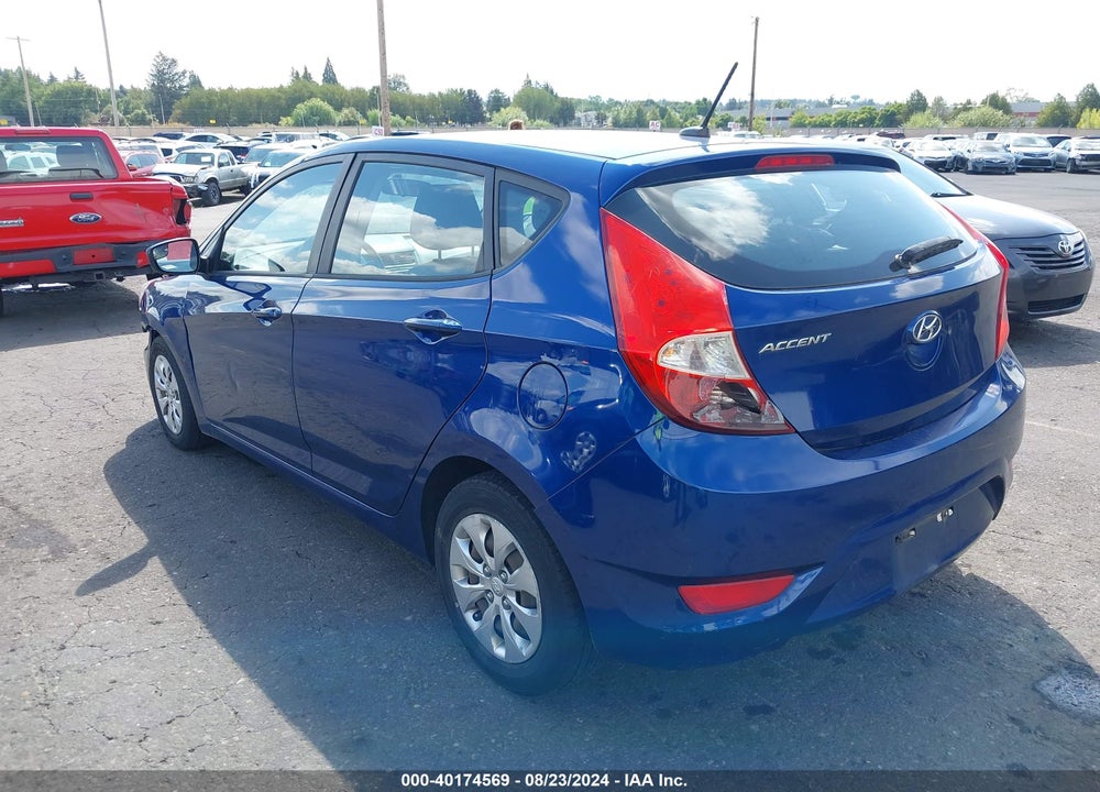2015 HYUNDAI ACCENT GS VIN: KMHCT5AE8FU219135