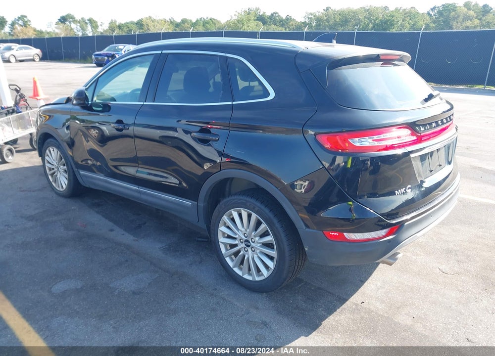 2019 LINCOLN MKC STANDARD VIN: 5LMCJ1C91KUL06994