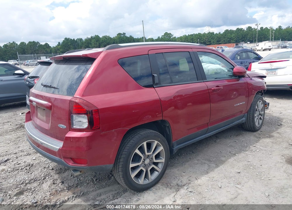 2016 JEEP COMPASS HIGH ALTITUDE EDITION VIN: 1C4NJCEA4GD583343