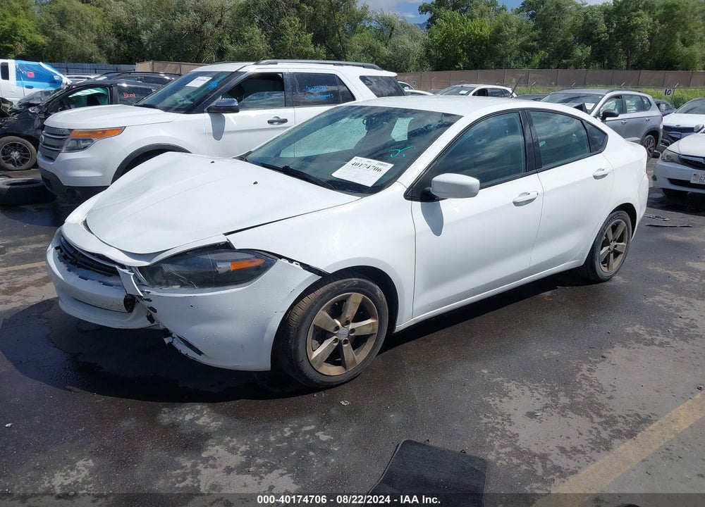 2016 DODGE DART SXT VIN: 1C3CDFBB9GD661312