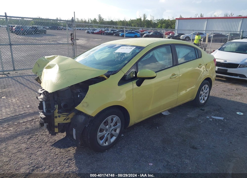 2016 KIA RIO LX VIN: KNADM4A39G6548203