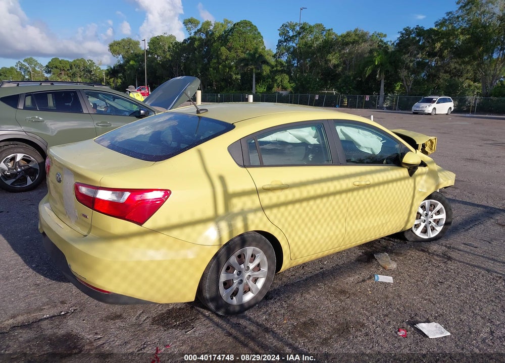 2016 KIA RIO LX VIN: KNADM4A39G6548203