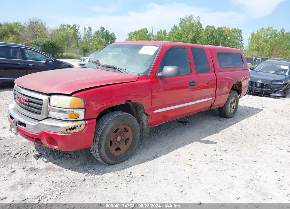 2003 GMC SIERRA 1500 SLE VIN: 2GTEK19T031134874
