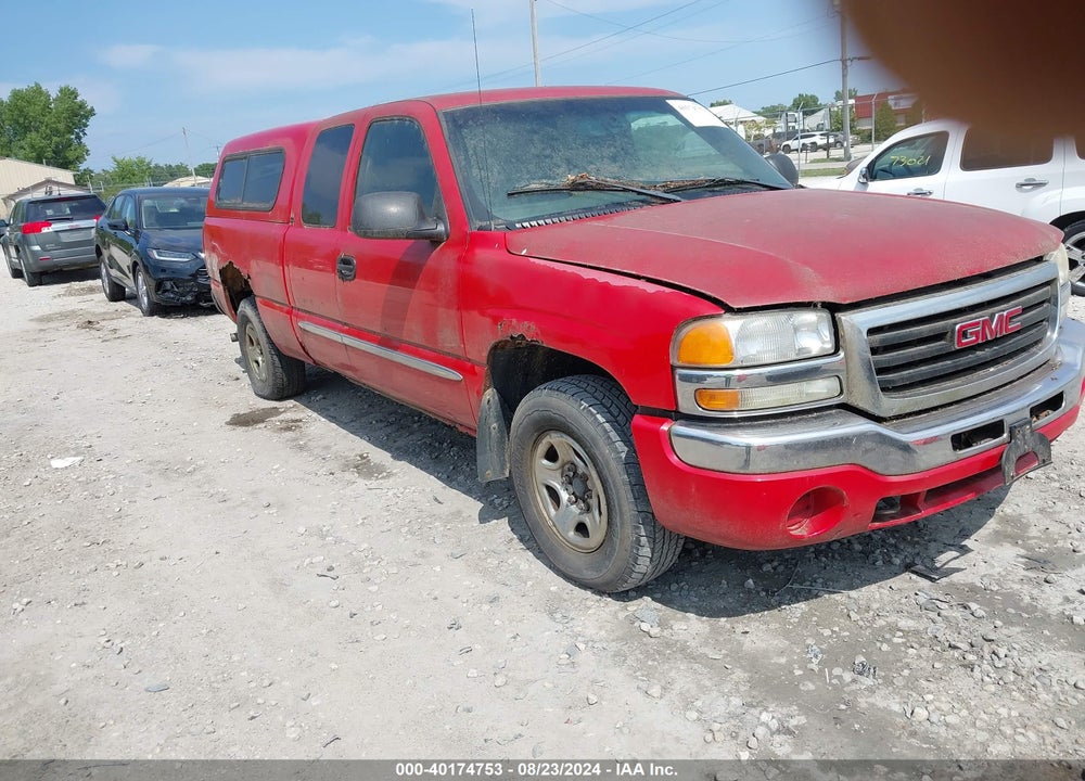 2003 GMC SIERRA 1500 SLE VIN: 2GTEK19T031134874