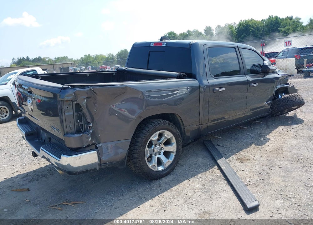 2019 RAM 1500 BIG HORN/LONE STAR 4X4 5'7 BOX VIN: 1C6SRFFTXKN623853