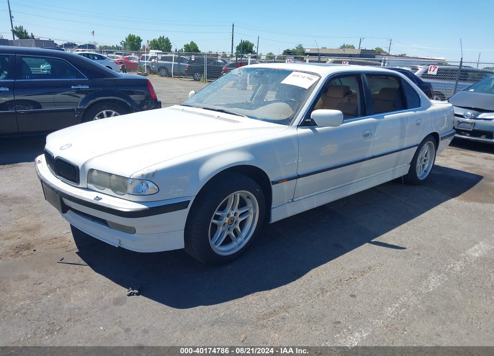 2000 BMW 740IL VIN: WBAGH8347YDP10843