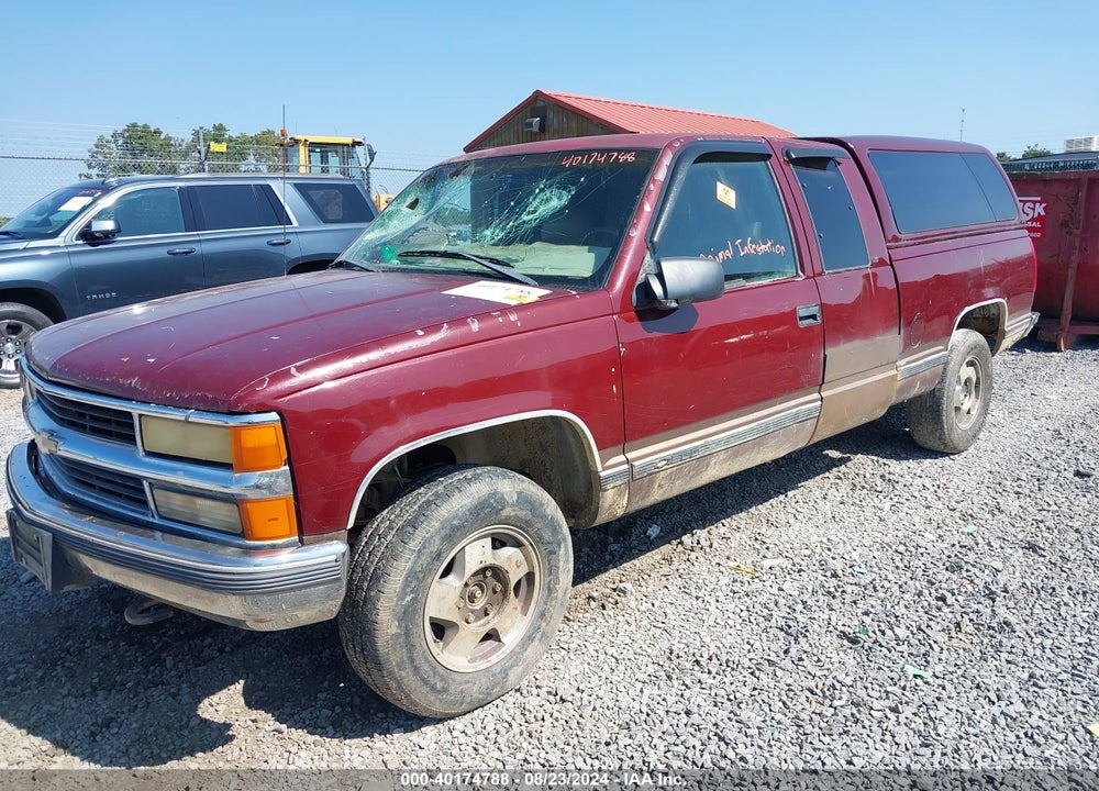 1998 CHEVROLET K1500 FLEETSIDE VIN: 2GCEK19R1W1195076
