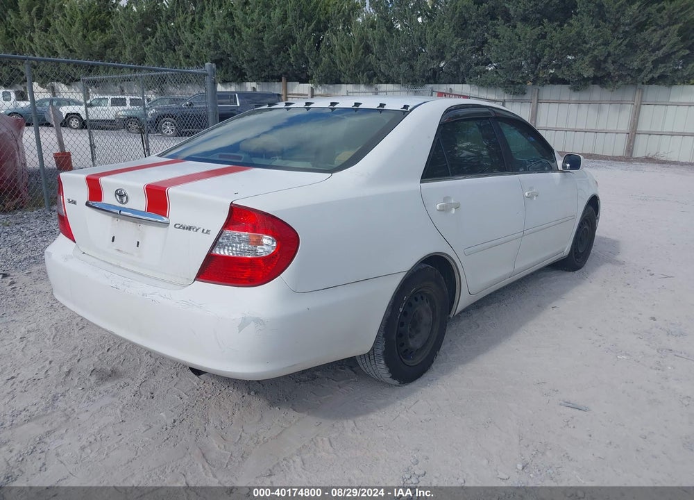 2004 TOYOTA CAMRY LE VIN: 4T1BE32K84U263874