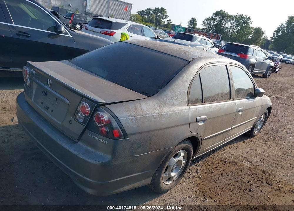 2005 HONDA CIVIC HYBRID VIN: JHMES96605S005600