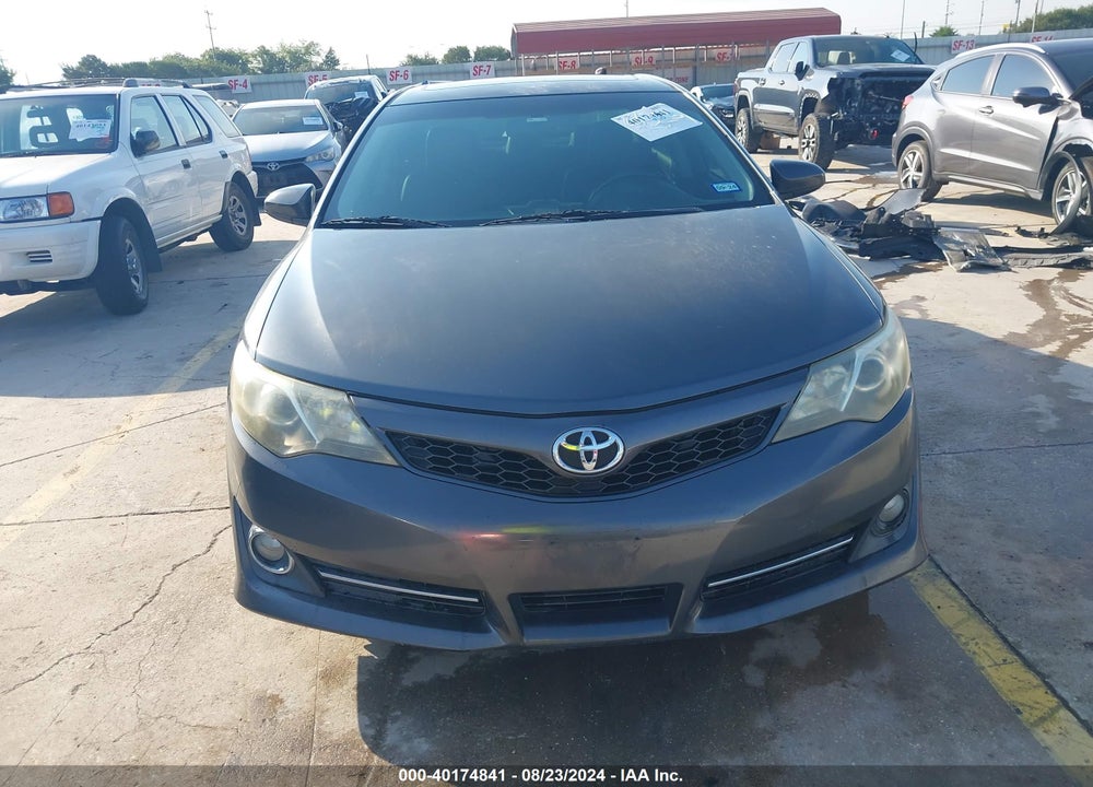 2012 TOYOTA CAMRY SE V6 VIN: 4T1BK1FK4CU503136