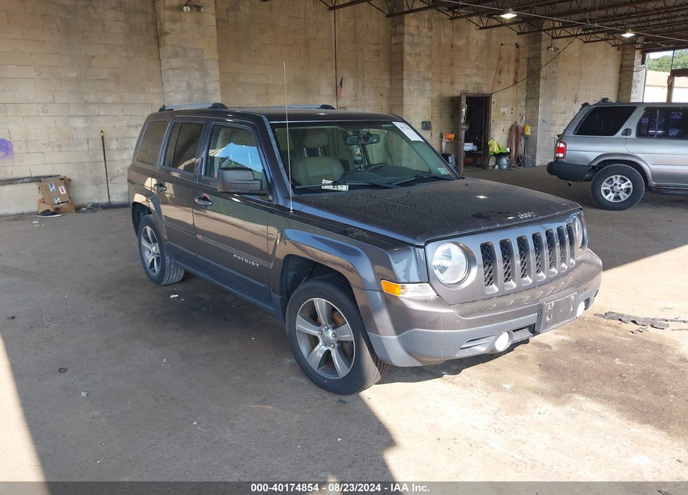 2016 JEEP PATRIOT HIGH ALTITUDE EDITION VIN: 1C4NJPFA0GD536932
