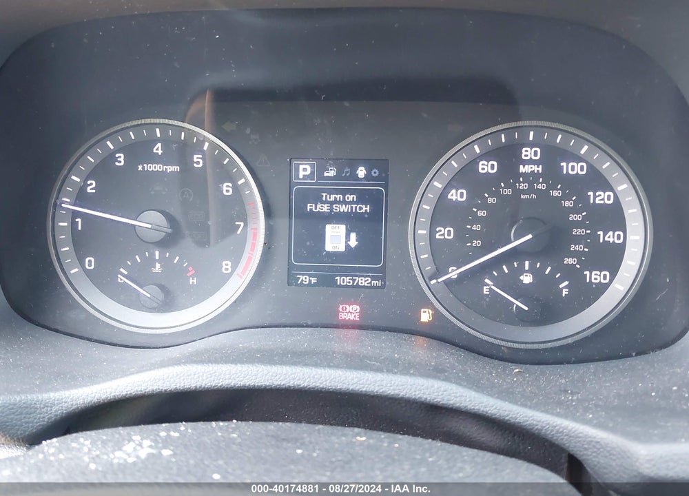 2017 HYUNDAI TUCSON SE VIN: KM8J33A40HU495248
