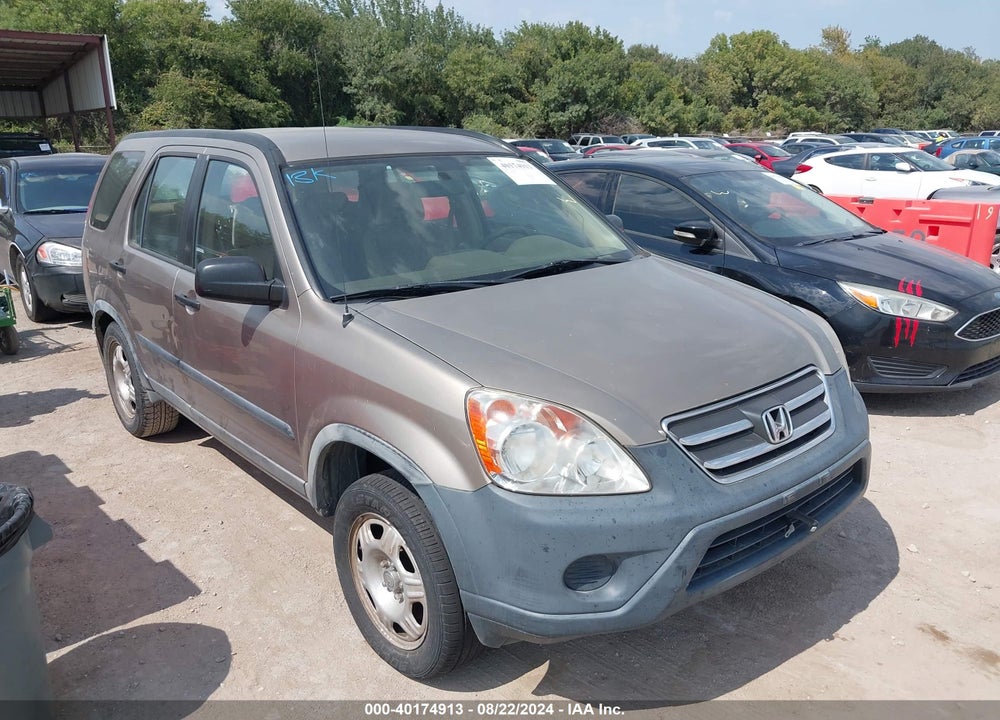 2005 HONDA CR-V LX VIN: JHLRD68545C019741