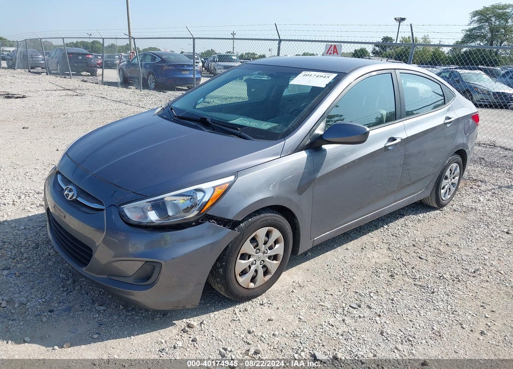 2017 HYUNDAI ACCENT SE VIN: KMHCT4AE4HU313106