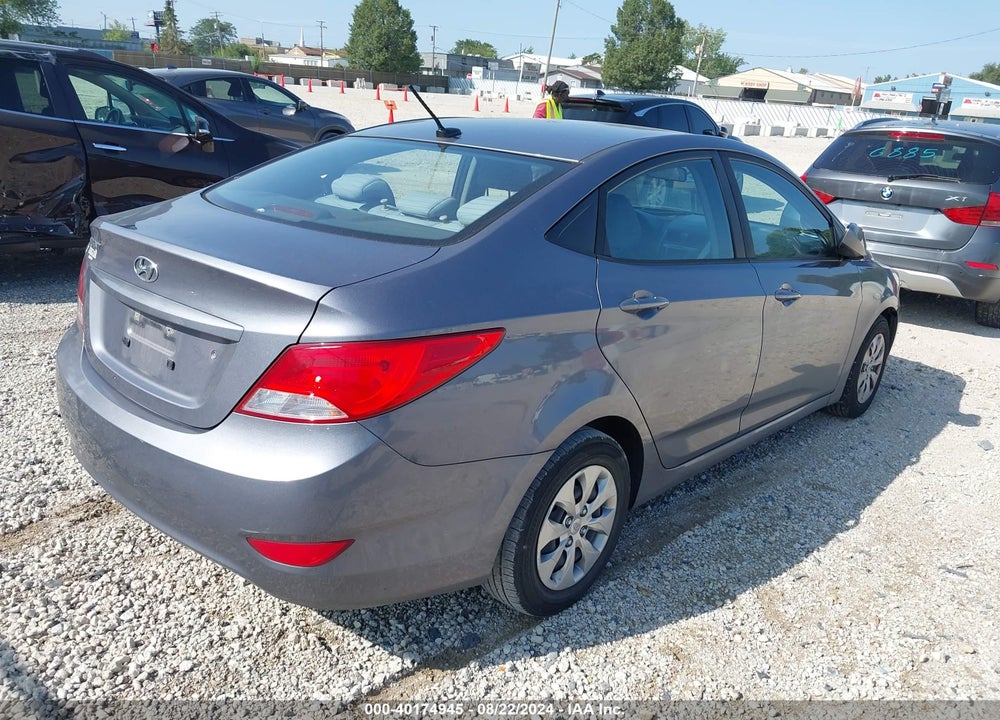 2017 HYUNDAI ACCENT SE VIN: KMHCT4AE4HU313106