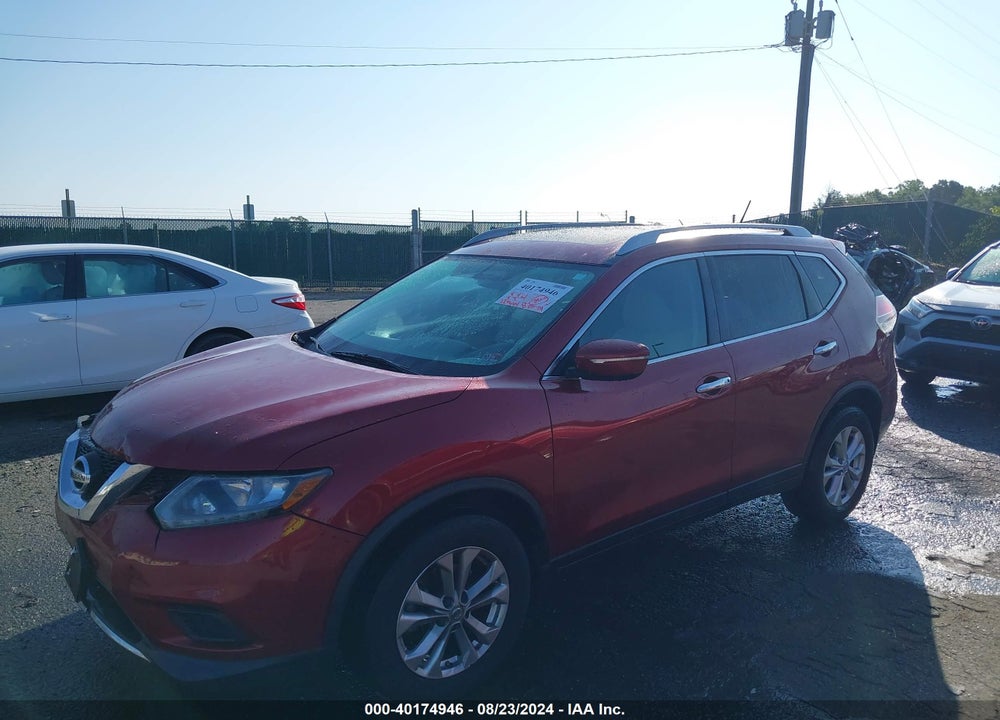 2015 NISSAN ROGUE SV VIN: 5N1AT2MV2FC893577