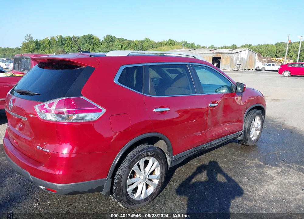 2015 NISSAN ROGUE SV VIN: 5N1AT2MV2FC893577