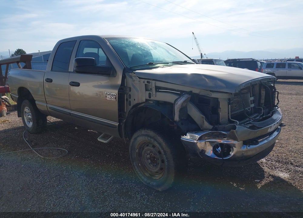 2007 DODGE RAM 2500 SLT/TRX4 OFF ROAD/SPORT/POWER WAGON VIN: 1D7KS28D47J605560